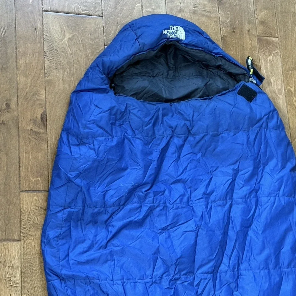 The North Face Thunderhead 3D Sleeping Bag Long 20F Polarguard Mummy 90x33 Blue